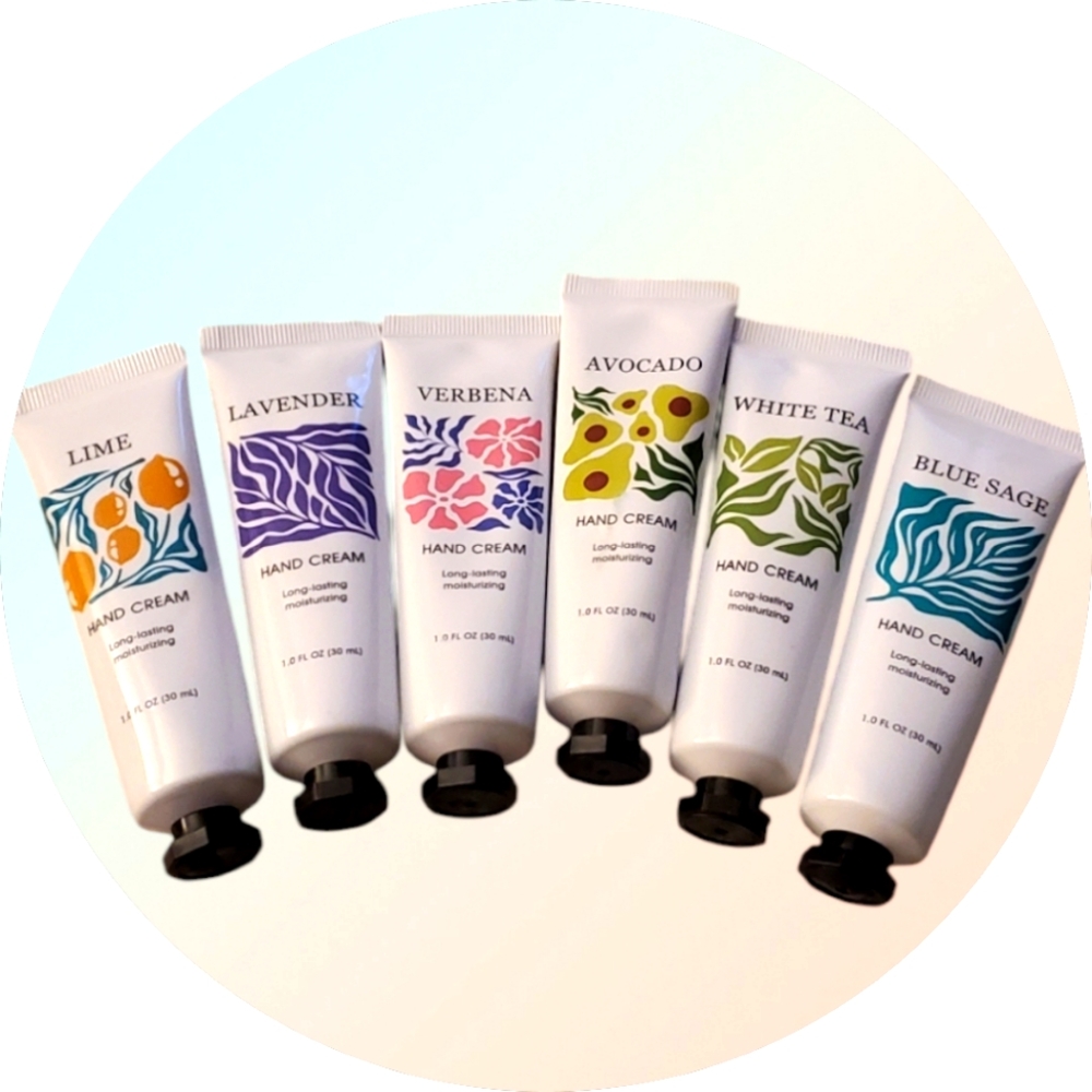 🦜 2/$10 Brand New Set of 6 Hand and Nail Cream. 30 ml. Exp. 07/14/2027